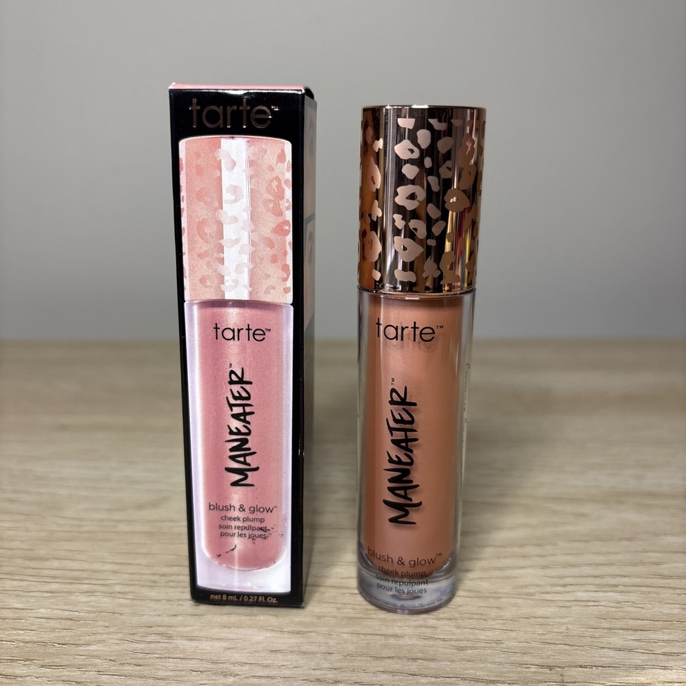 Tarte BUFF Maneater Blush & Glow Cheek Plump Full Size .27 oz NIB